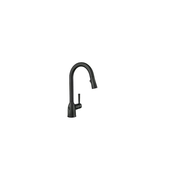 Moen Adler OneHandle Low Arc Pulldown Kitchen Faucet in Matte Black